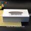 simple design square white acrylic tissue box