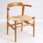 Living room chairs / dining stool / wooden chairs with rope rattan seat