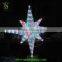 Flashing star light led star sculpture for party decoration