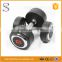 High Quality and Low Price Black Fixed Rubber Dumbbell AR01