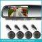 4.3 inch parking sensor mirror monitor with LCD display and genuine bracket