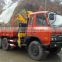 12ton crane with knuckle arms, SQ240ZB4, hydraulic crane on truck.