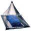 Pyramid Single Outdoor Travel Canopy Mosquito Net Black