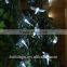 5M 50 LED White Dragonfly Fairy Solar Garden Light