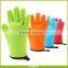 Food Grade Silcone Finger Protector Oven BBQ Grill Miitt Items For Heat Resistant Grilling Silicone BBQ Glove