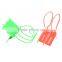 plastic sealing Self-locking cable ties Alock Plastic Pull up security seals DP-210FY