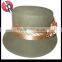 lady women plain church hats