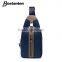 casual oxford waterproof men sling chest bag gym backpack sports