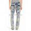 Biker Jeans Blue Denim jeans pantalon (LOTK066)