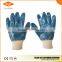 Cotton Jersey Liner, Knit Wrist Nitrile Fully Coated Working Gloves