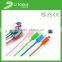 Wholesale PVC flat usb cable/new white micro usb/Colorful 1m/2m/3m USB cable for iphone 5 cable