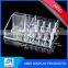 wholesale fasional plastic makeup storage with divided cosmetic box