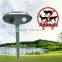 New X-pest bell howell product VS-3194 defender mega sonic solar animal guard bird cat owl repeller