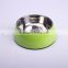 Melamine Dog Bowls With Stainless Steel Bowls