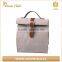 Roll up washable paper lunch bag real leather washable paper lunch bag