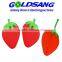 New Design Strawberry Silicone Key and Coin Bag Key Holder promotion gift