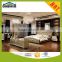 2016 new top quality home used furniture top genuine real leather bed