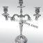 Nickel plated candelabra, Aluminum candelabra 3 arms and 5 arms silver candelabra