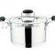 Popular fasion stainless steel glass lid fry pan