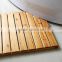 ECO-friendly high quality wooden design mat/ solid wood mat/bathroom mat/wooden treadboard
