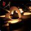 Heart shaped christmas holiday decoration battery replaceable light string