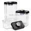 food grade BPA free plastic clear food container safe food box with sealed lid