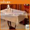 137CM*20M beautiful and elegant golden PVC lace table cloth