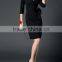 2015 hostest women OL dress fashion design autumn winter business office dress formal lady dress with sleeves