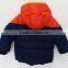 Little Boys Colorful Ski Coat With Cap for Winter