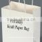 Kraft Paper Bags with Twisted Paper Handles and logo printed