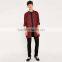 Italian style extra long sleeve checked shirts famous brand shirts for men