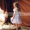 Purple Lace Children Frocks Designs Baby Clothes Flower Girls Princess Wedding Party Dresses
