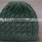 Top quality unisex casual classic cable knitting cashmere hat