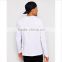 Bulk v-neck long line blank t shirt men china wholesale