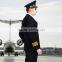 Juqian OEM Tailor made Good looking Mens airline pilot uniform pilot military uniform