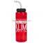 USA Made 32 oz Transparent Sports Bottle With Straw Lid - BPA/BPS-free, FDA compliant and comes with your logo