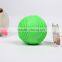 Colorful Bite resistant ruber dog tooth cleaning ball toy, dog chewing ball