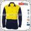 Long Sleeve Breathable Two Tone uv Protection Work Shirt