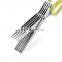 ( LS24 ) 8"Practical Stainless Steel 5 Blades Shredder Scissors/Shear