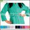 unisex cotton waffle bathrobe for hotel and home use shawl collar waffer bathrobe