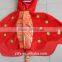 100% Polyester plain dyed plush baby blanket with animal Hooded baby Cloak