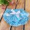 Cheap wholesale baby white dot ruffle bloomers with bowknot and headband
