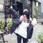 B22687A Korea fashion pink big fur collar long down jacket
