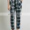 2016 Spring British Fashon Trend High Waist Scottland Big Plaid Check Pants for Women NT6731