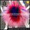 Factory Poms Faux Raccoon Fur Pom With Snap Pompom