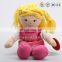 ICTI Audited Factory plush Girl Doll/CE or ASTMF standard Rag Doll