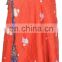 Indian Vintage Silk Sari Reversible double layered and wrap-skirt Magic Around skirts dress beach wear Patchwork Wraparound