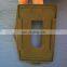 Hard plastic two drection id card holder