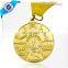 Factory Direct Sell 3D Grain Gold Medal with Sticker