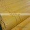 Leno PE tarpaulin, yellow color with micro perforations for waterproofing of low-slope roofing